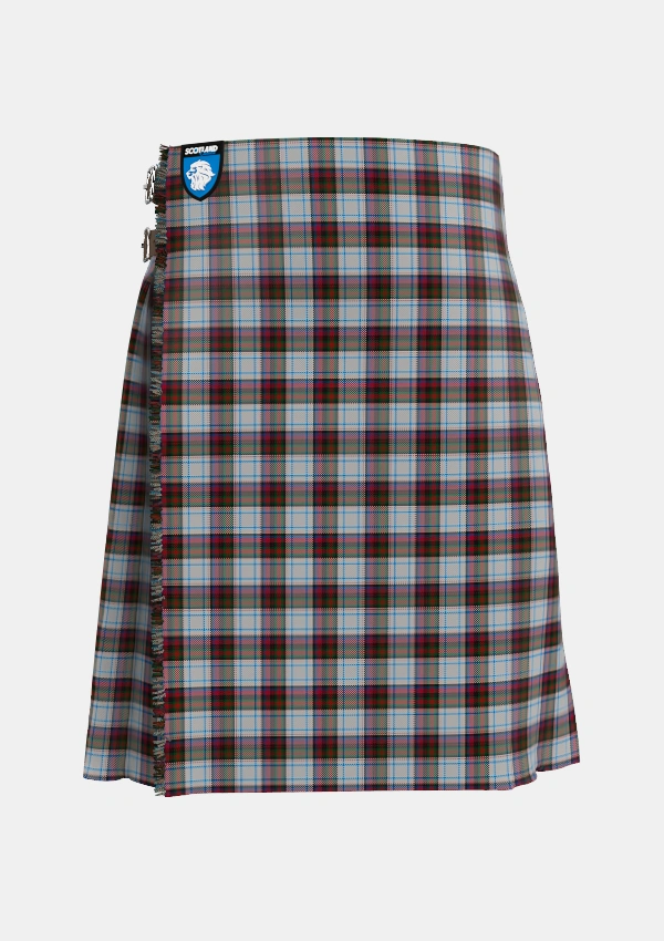 Traditional_MacDonald_Dress_3_Tartan_2001_kilt_front_image_with_pleated_design_and_adjustable_buckles_for_men