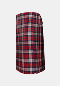Traditional_MacDonald_Dress_Irish_Tartan_3272_kilt_left_image_with_pleated_design_and_adjustable_buckles_for_men
