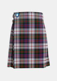 Traditional_MacDonald_Dress_Two_Tartan_1998_kilt_front_image_with_pleated_design_and_adjustable_buckles_for_men