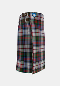 Traditional_MacDonald_Dress_Two_Tartan_1998_kilt_right_image_with_pleated_design_and_adjustable_buckles_for_men
