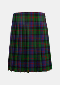 Traditional_MacDonald_Tartan_419_kilt_back_image_with_pleated_design_and_adjustable_buckles_for_men