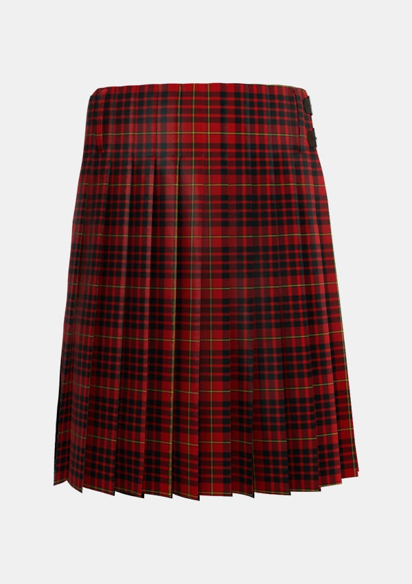 Traditional_MacDonald_of_Ardnamurchan_Tartan_3275_kilt_back_image_with_pleated_design_and_adjustable_buckles_for_men