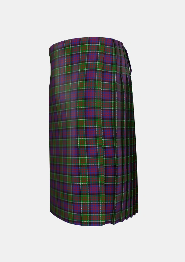 Traditional_MacDonald_of_Clanranald_1_Tartan_427_kilt_left_image_with_pleated_design_and_adjustable_buckles_for_men