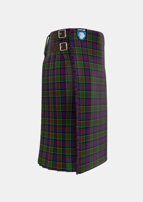 Traditional_MacDonald_of_Clanranald_1_Tartan_427_kilt_right_image_with_pleated_design_and_adjustable_buckles_for_men