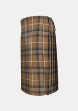 Traditional_MacDonald_of_the_Isles_Hunting_Weathered_Tartan_kilt_left_image_with_pleated_design_and_adjustable_buckles_for_men