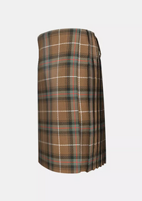 Traditional_MacDonald_of_the_Isles_Hunting_Weathered_Tartan_kilt_left_image_with_pleated_design_and_adjustable_buckles_for_men