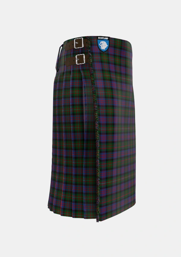 Traditional_MacDonell_of_Glengarry_2_Tartan_472_kilt_right_image_with_pleated_design_and_adjustable_buckles_for_men