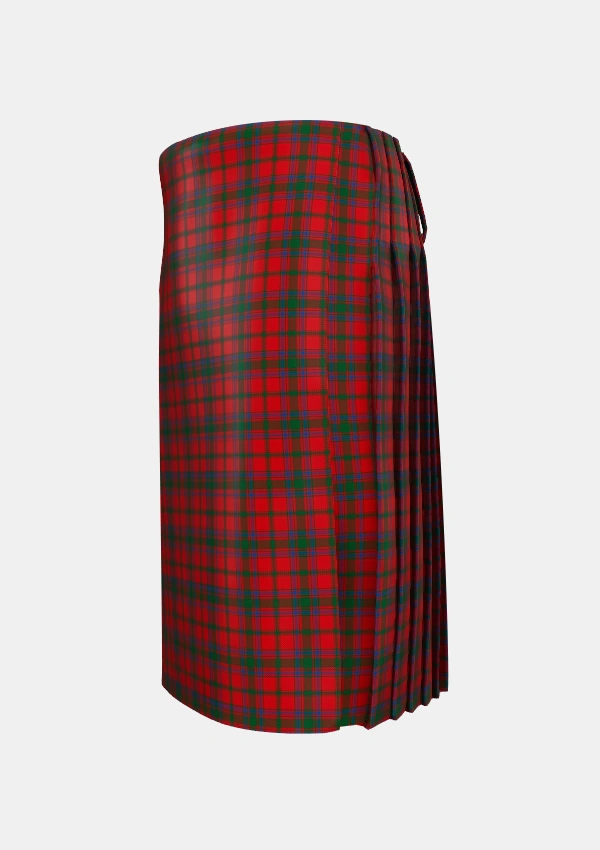 Traditional_MacDonell_of_Glengarry_4_Tartan_856_kilt_left_image_with_pleated_design_and_adjustable_buckles_for_men