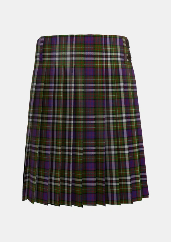 Traditional_MacDonell_of_Glengarry_Dress_Tartan_1999_kilt_back_image_with_pleated_design_and_adjustable_buckles_for_men