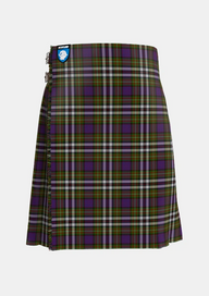 Traditional_MacDonell_of_Glengarry_Dress_Tartan_1999_kilt_front_image_with_pleated_design_and_adjustable_buckles_for_men