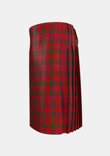 Traditional_MacDonell_of_Keppoch_Tartan_511_kilt_left_image_with_pleated_design_and_adjustable_buckles_for_men