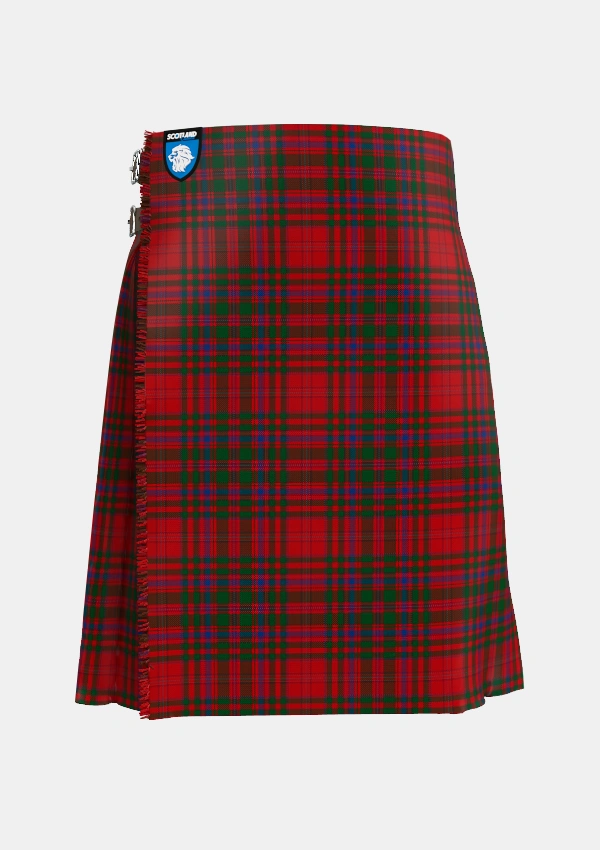 Traditional_MacDougall_1906_Tartan_569_kilt_front_image_with_pleated_design_and_adjustable_buckles_for_men