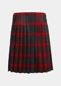Traditional_MacDougall_1966_Tartan_1766_kilt_back_image_with_pleated_design_and_adjustable_buckles_for_men