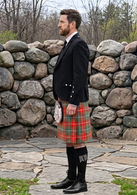 Traditional_MacDougall_Ancient_Tartan_Kilt_and_Argyle_Jacket_Kilt_Outfit_left_image
