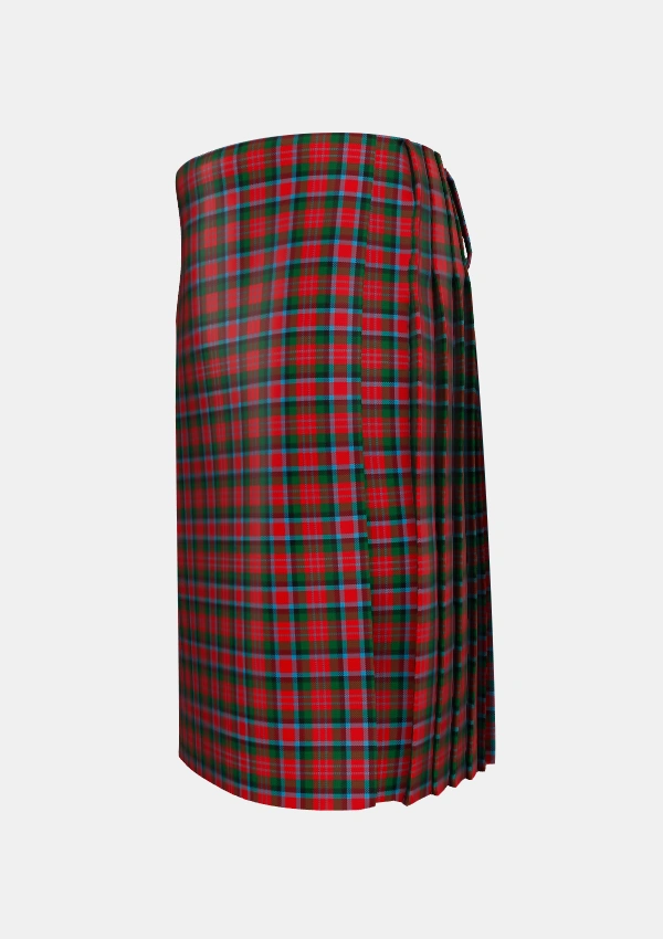 Traditional_MacDuff_2_Tartan_1339_kilt_left_image_with_pleated_design_and_adjustable_buckles_for_men