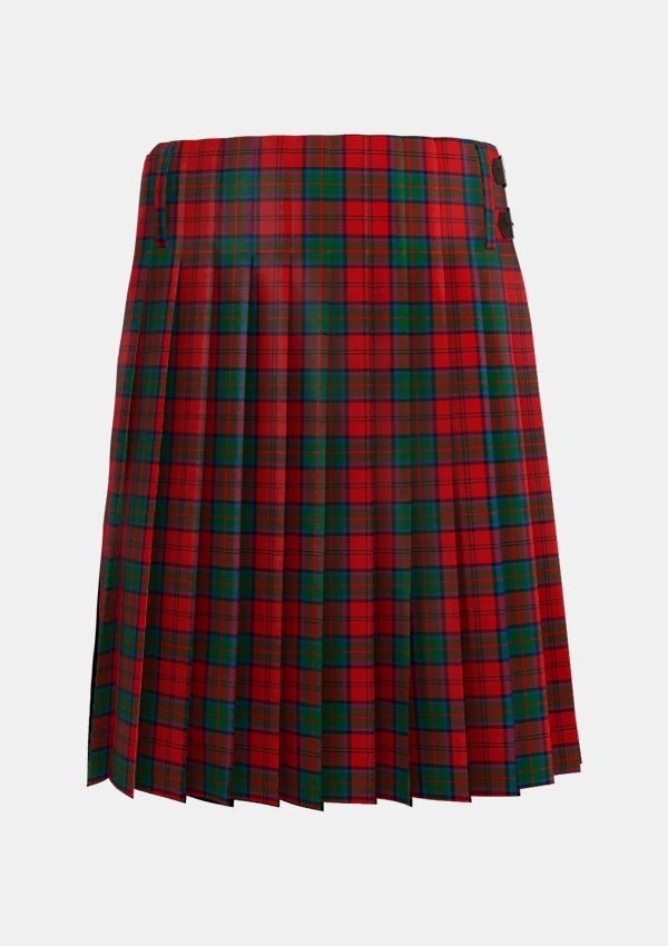 Traditional_MacDuff_4_Tartan_1453_kilt_back_image_with_pleated_design_and_adjustable_buckles_for_men