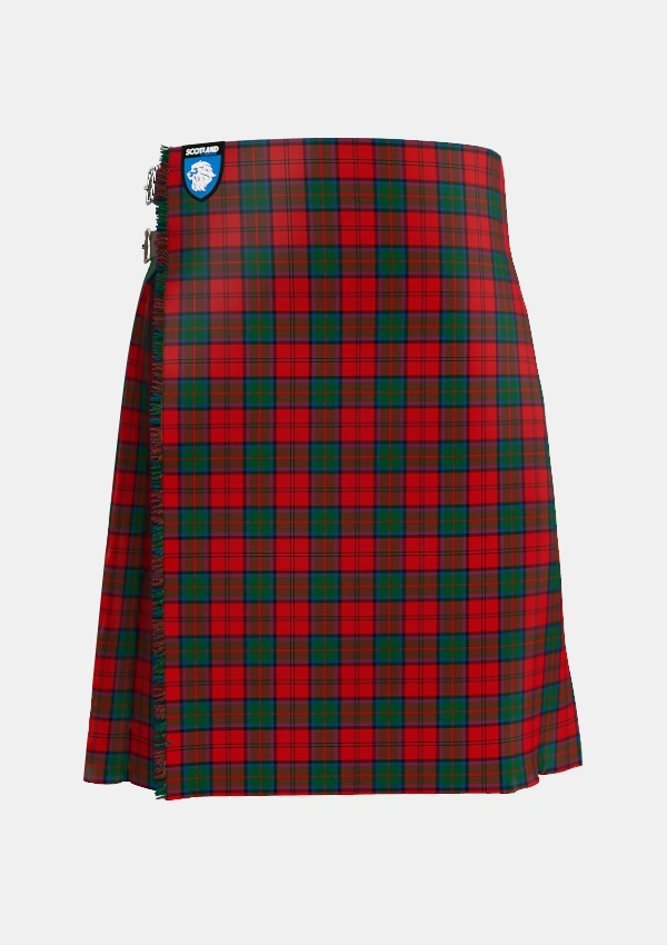 Traditional_MacDuff_4_Tartan_1453_kilt_front_image_with_pleated_design_and_adjustable_buckles_for_men