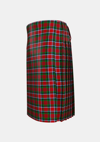 Traditional_MacDuff_6_Tartan_2455_kilt_left_image_with_pleated_design_and_adjustable_buckles_for_men