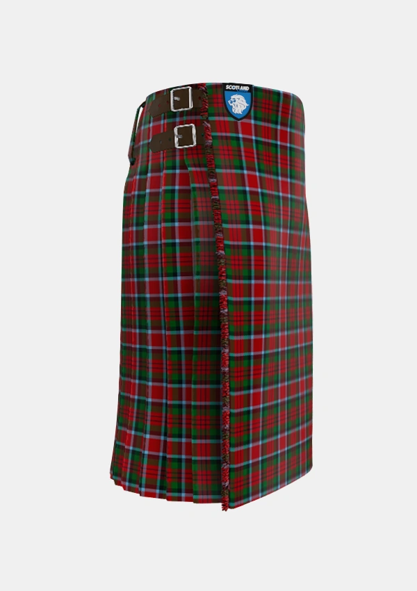 Traditional_MacDuff_6_Tartan_2455_kilt_right_image_with_pleated_design_and_adjustable_buckles_for_men