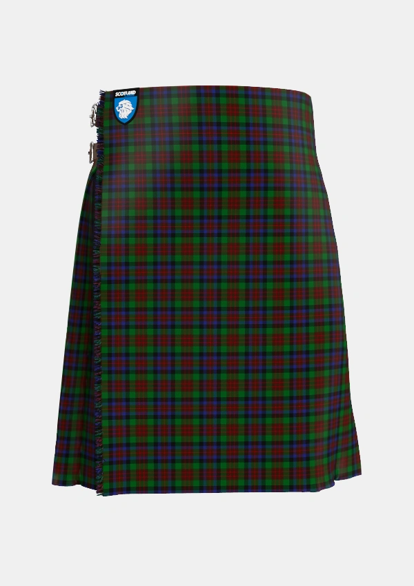 Traditional_MacDuff_Hunting_Tartan_1654_kilt_front_image_with_pleated_design_and_adjustable_buckles_for_men