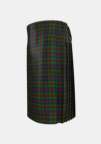 Traditional_MacDuff_Hunting_Tartan_1654_kilt_left_image_with_pleated_design_and_adjustable_buckles_for_men
