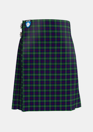 Traditional_MacEachain_Tartan_3359_kilt_front_image_with_pleated_design_and_adjustable_buckles_for_men