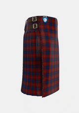 Traditional_MacEdward_MacGregor_Hastie_Tartan_1358_kilt_right_image_with_pleated_design_and_adjustable_buckles_for_men