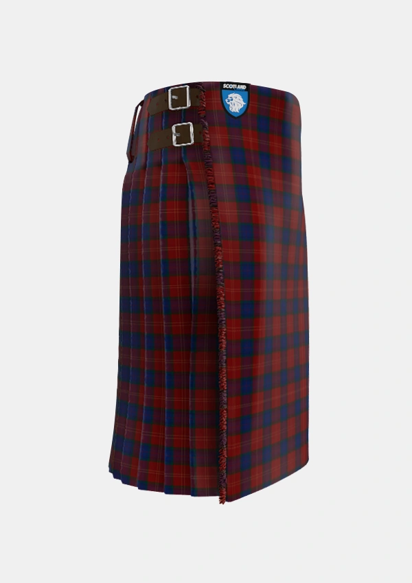 Traditional_MacEdward_MacGregor_Hastie_Tartan_1358_kilt_right_image_with_pleated_design_and_adjustable_buckles_for_men