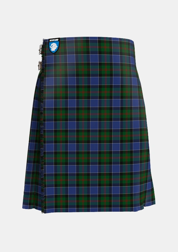 Traditional_MacFadzean_Tartan_645_kilt_front_image_with_pleated_design_and_adjustable_buckles_for_men