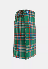 Traditional_MacFarlane_Hunting_Ancient_Tartan_kilt_right_image_with_pleated_design_and_adjustable_buckles_for_men