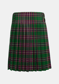 Traditional_MacFarlane_Hunting_Tartan_779_kilt_back_image_with_pleated_design_and_adjustable_buckles_for_men