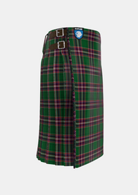 Traditional_MacFarlane_Hunting_Tartan_779_kilt_right_image_with_pleated_design_and_adjustable_buckles_for_men