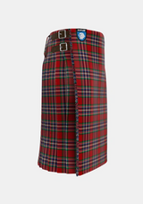 Traditional_MacFarlane_Red_Tartan_947_kilt_right_image_with_pleated_design_and_adjustable_buckles_for_men