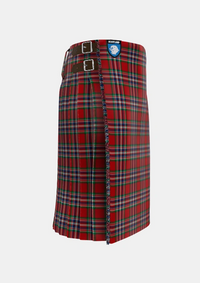 Traditional_MacFarlane_Red_Tartan_947_kilt_right_image_with_pleated_design_and_adjustable_buckles_for_men