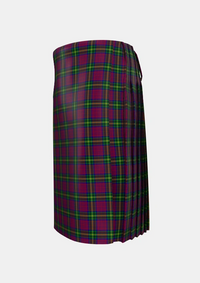 Traditional_MacGaugh_Tartan_3370_kilt_left_image_with_pleated_design_and_adjustable_buckles_for_men