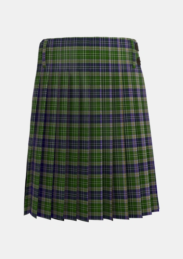 Traditional_MacGiboney_MacGibboney_Tartan_2693_kilt_back_image_with_pleated_design_and_adjustable_buckles_for_men