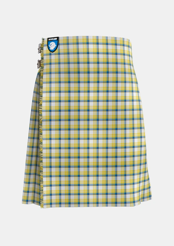Traditional_MacGrath_Personal_Tartan_3375_kilt_front_image_with_pleated_design_and_adjustable_buckles_for_men