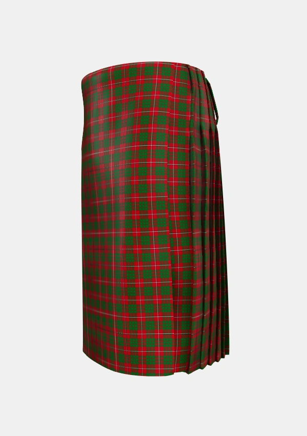 Traditional_MacGregor_of_Balquidder_Tartan_988_kilt_left_image_with_pleated_design_and_adjustable_buckles_for_men