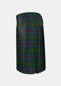 Traditional_MacHardy_Tartan_kilt_514_left_image_with_pleated_design_and_adjustable_buckles_for_men