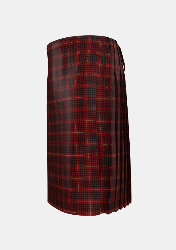 Traditional_MacIan_Tartan_3390_kilt_left_image_with_pleated_design_and_adjustable_buckles_for_men