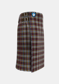 Traditional_MacInnes_Ancient_Hunting_Tartan_1614_kilt_right_image_with_pleated_design_and_adjustable_buckles_for_men