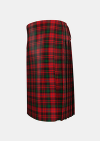 Traditional_MacInroy_2_Tartan_2005_kilt_left_image_with_pleated_design_and_adjustable_buckles_for_men
