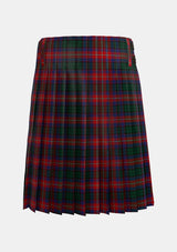 Traditional_MacInroy_Rattray_Tartan_3399_kilt_back_image_with_pleated_design_and_adjustable_buckles_for_men