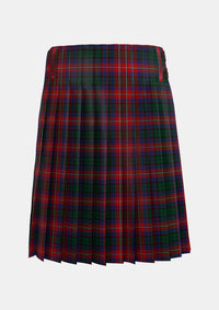 Traditional_MacInroy_Rattray_Tartan_3399_kilt_back_image_with_pleated_design_and_adjustable_buckles_for_men