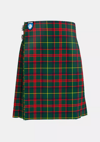 Traditional_MacIntosh_Hunting_Modern_Tartan_kilt_front_image_with_pleated_design_and_adjustable_buckles_for_men