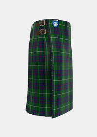 Traditional_MacIntyre_Hunting_Tartan_kilt_743_right_image_with_pleated_design_and_adjustable_buckles_for_men