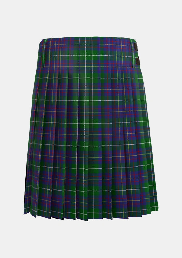 Traditional_MacIntyre_Inglis_Tartan_7114_kilt_back_image_with_pleated_design_and_adjustable_buckles_for_men