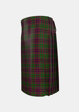Traditional_MacIntyre_and_Glenorchy_Tartan_3395_kilt_left_image_with_pleated_design_and_adjustable_buckles_for_men