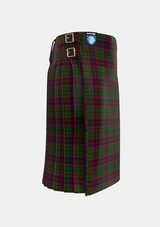 Traditional_MacIntyre_and_Glenorchy_Tartan_3395_kilt_right_image_with_pleated_design_and_adjustable_buckles_for_men