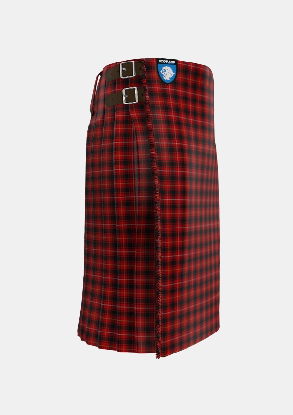 Traditional_MacIver_3_Tartan_1855_kilt_right_image_with_pleated_design_and_adjustable_buckles_for_men